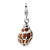 Amore La Vita Sterling Silver 3-D Enameled Shell Charm hide-image