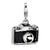Amore La Vita Sterling Silver Enamel Swarovski Element Camera Charm hide-image