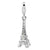 Amore La Vita Sterling Silver Polished Eiffel Tower Charm hide-image