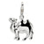 3-D Camel Charm in Sterling Silver