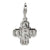 4-way Medal Charm in Sterling Silver