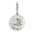 Saint Michael Medal Charm in Sterling Silver