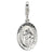 St. Christopher Medal Charm in Sterling Silver