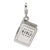 3-D Enameled Bible Charm in Sterling Silver