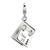 3-D Enameled Dec. 25 and Dec. 26 Charm in Sterling Silver