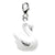 Amore La Vita Sterling Silver 3-D Enameled Swan Charm hide-image