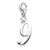 Number 9 Charm in Sterling Silver