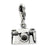 Antiqued Camera Charm in Sterling Silver