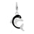 Amore La Vita Sterling Silver Enameled 3-D Dolphin Charm hide-image