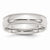 Sterling Silver 6mm Milgrain Comfort Fit Wedding Band