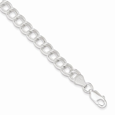 Sterling Silver Double Link Charm