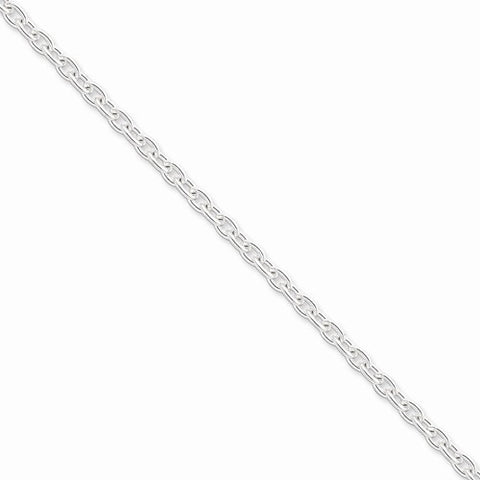 Sterling Silver Cable Chain Bracelet
