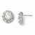 Sterling Silver CZ Post Earrings