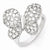 Sterling Silver CZ Butterfly Ring