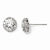 Sterling Silver CZ Stud Earrings