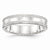 Sterling Silver 5mm Design Edge Wedding Band
