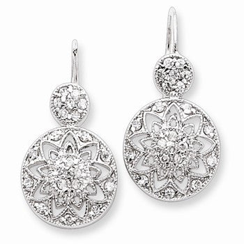 Sterling Silver CZ Earrings