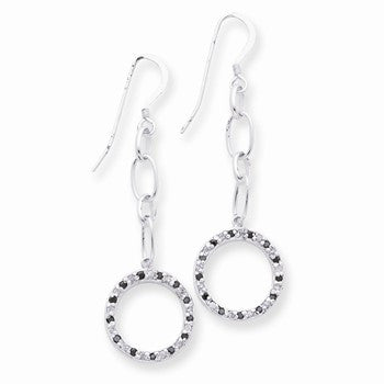 Sterling Silver Fancy CZ Earrings