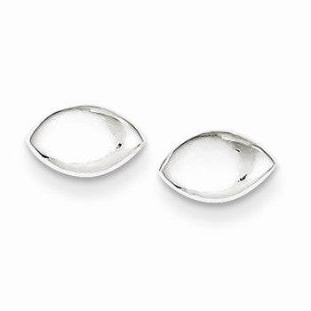 Sterling Silver Football Mini Earrings