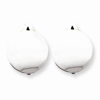 Sterling Silver Full Circle Non-pierced Earrings