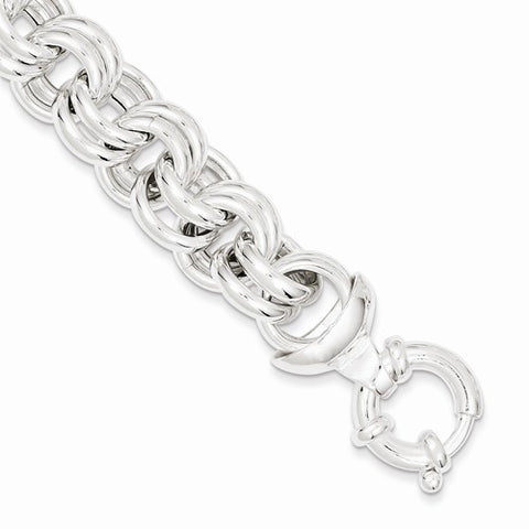 Sterling Silver Fancy Link Bracelet