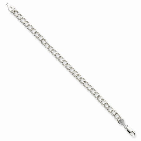 Amore La Vita Sterling Silver 6mm Double Link Charm