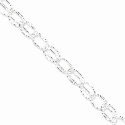 Sterling Silver Oval Bracelet