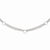 Sterling Silver Polished Multi-Strand Fancy Circle Necklace