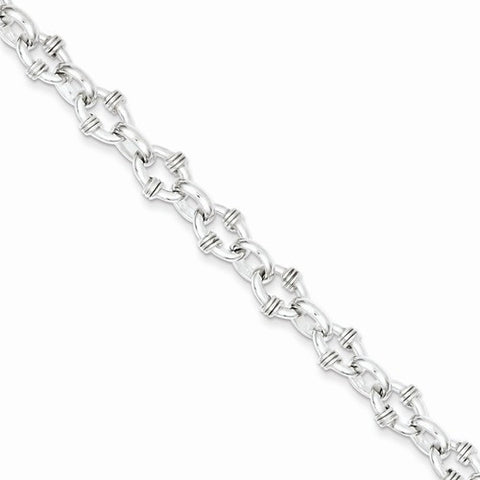 Sterling Silver Toggle Bracelet