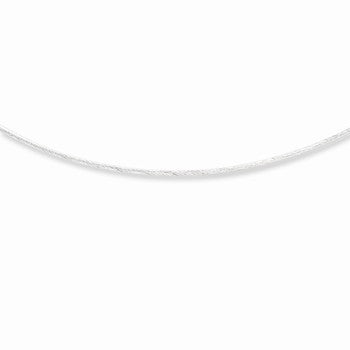 Sterling Silver Twisted Neckwire Necklace