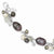 Sterling Silver Blue Azore Crystal Freshwater Cultured Pearl Bracelet