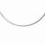 Sterling Silver Hollow Polished Neck Collar Necklace