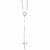 Sterling Silver Polished Rosary Necklace