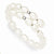 Sterling Silver -8Mm Fw Cultured Rice Pearl Flexible Bracelet