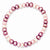Freshwater Cultured 6-7Mm Pearl White/Lavender/Rose Stretch Bracelet