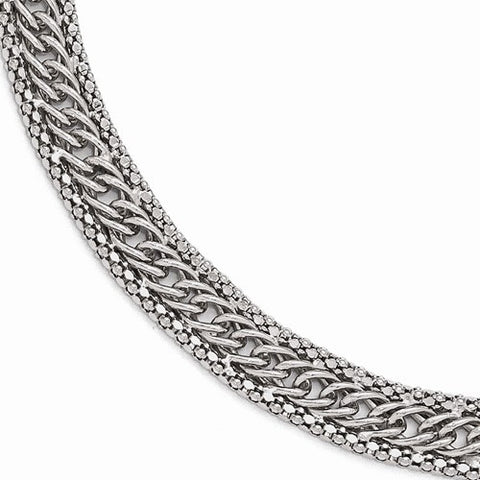 Sterling Silver Polished Link Bracelet