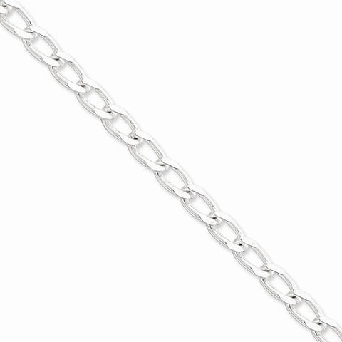 Sterling Silver Open Link Chain Bracelet