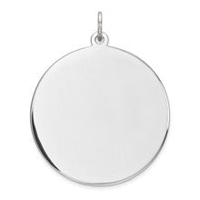 Sterling Silver Engraveable Round Disc Charm hide-image