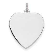 Sterling Silver Engraveable Heart Disc Charm hide-image