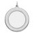 Engraveable Round Disc Charm in Sterling Silver