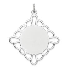 Sterling Silver Engraveable Disc Charm hide-image