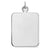 Sterling Silver Engraveable Rectangle Disc Charm hide-image