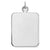Sterling Silver Engraveable Rectangle Disc Charm hide-image