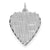 Sterling Silver Engraveable Heart Patterned Disc Charm hide-image
