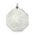 Sterling Silver Engraveable Octagon Patterned Disc Charm hide-image