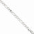 Sterling Silver Polished Flat Figaro Chain