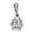 Sterling Silver CZ Lady Bug Charm hide-image