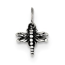 Sterling Silver Antiqued Dragonfly Charm hide-image