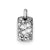 Lucky CZ Shamrock Charm in Sterling Silver