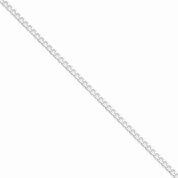 Sterling Silver Wide Curb Chain